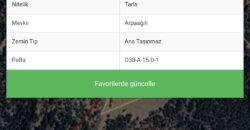 MUT GÜZELYURT SATILIK TARLA